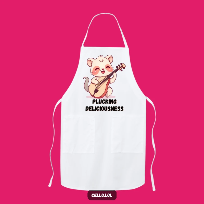 Funny Cello Apron - Cook with Happy Music and Smiles