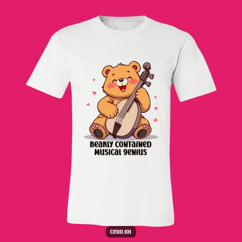 Funny Bear Rocking Cello Tee: The Ultimate Musical Shirt Gift